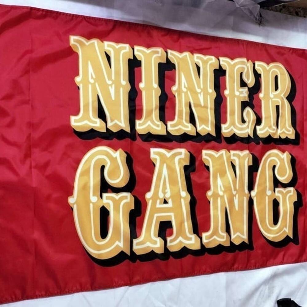 49er Flag San Francisco Niners Gang Flag 3x5 Feet Brand New Football NFL